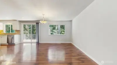 Living Room facing Dining Room