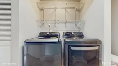 New washer and dryer