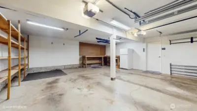 Storage and Work Station in Garage