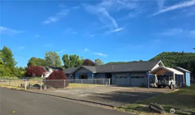 2 full car garage. along with plenty of off street parking.