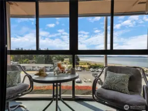 Take in the view or sit and read a great book.