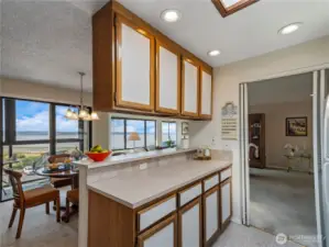 Cooking with a gorgeous view; what can be better than that?