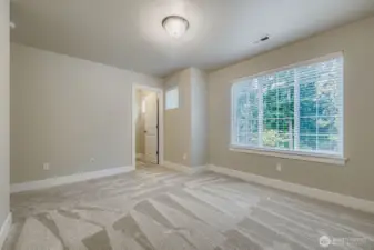 Front bedroom with walk-in closet#1
