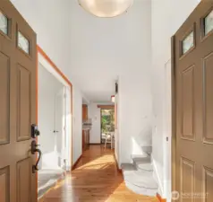 The soaring entry makes a wonderful first impression.