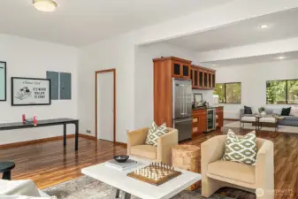 ... or add additional seating for lounge space. The door on the left is for the 2nd utility and furnace room.