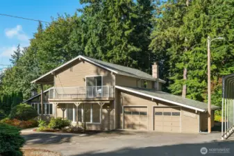 The two car attached garage and large driveway are convenient for cars, storage, guest parking and more.