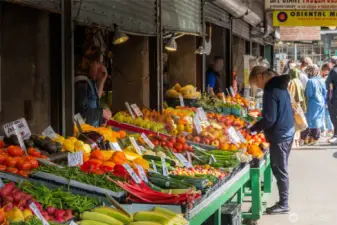 The Seller says no matter the weather, you can always find food for dinner… it’s one of the things she will miss most