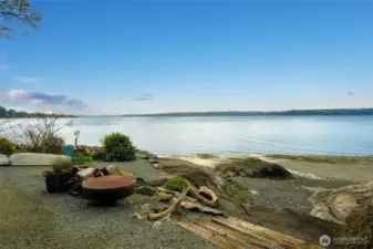 Private beach shared by 15 homes