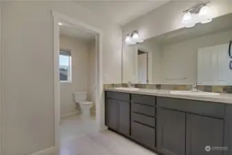 2nd Floor Guest Bath with double sinks
