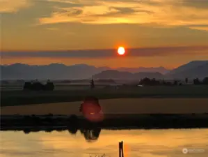 Sunset view from beach- photo cred Curt Marble