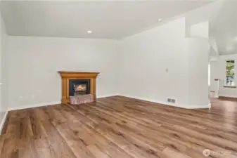propane powered heating insert keeps the entire house cozy