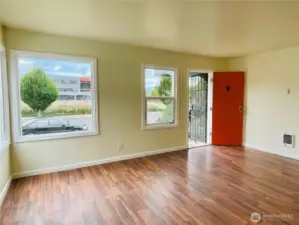 Front-door view from living room