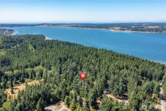 In the background you can see how close this lovely home is to the Coupeville wharf and all the shops and restaurants!