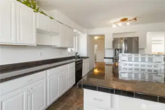 Lots of counter and cabinet space