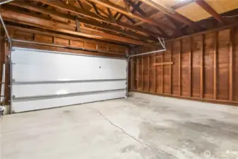 Attached garage