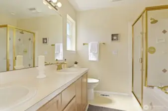 Primary bathroom.