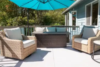 Just imagine the quiet mornings and peaceful evenings overlooking the large backyard. Heaven!