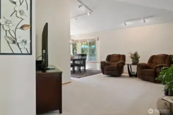 Living room looking towards dining room