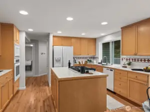 You're certain to have enough storage and counter space for all of your cooking and baking needs!