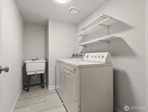 Nearby is the laundry room.