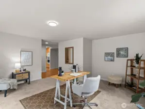 The usage of this room is flexible and could also be used for a sitting room or study space.