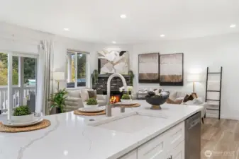 Deep sink in kitchen!