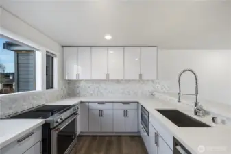 Kitchen w/ Stainless Steel Appliances and pantry