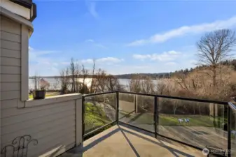 Living Rm. Deck - Lake and Sunsets views