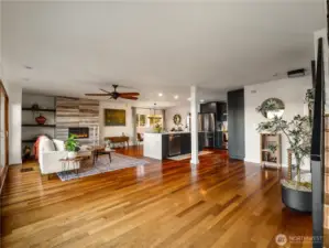 If you need a dance floor, this hoe can accommodate that too.