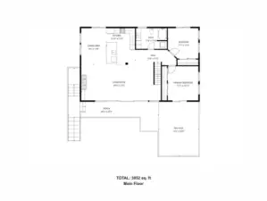 Main floor floor plan