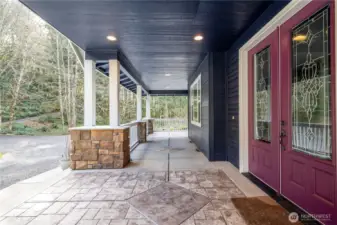 Covered Tile Entrance