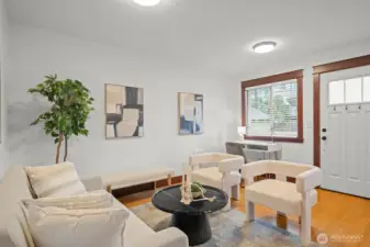 Enough room to choose different layouts for your living room furniture