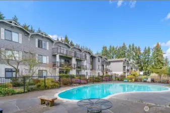 Community pool and green space