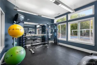 Workout room in the Clubhouse.