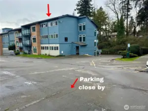 Parking Spot #33 across from building