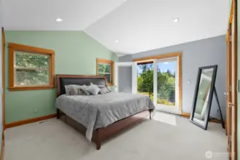 Primary with private balcony
