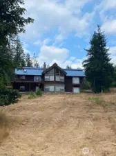 View as you drive up driveway