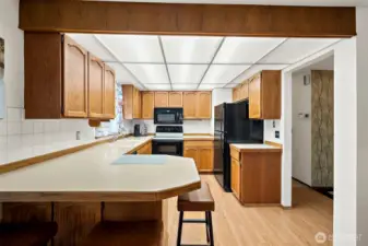 Look at all that counter space!