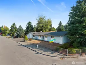 Corner lot in established neighborhood