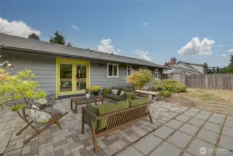 Expansive entertaining space off the back of home. Flourishing Italian plums are abundant. Early spring offers fresh Cherries.