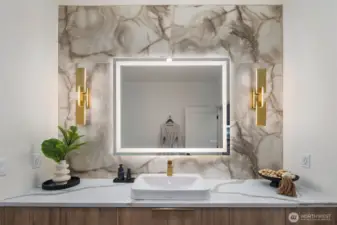 w/heated flooring...