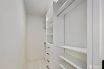 Primary bedroom walk-in closet #1...