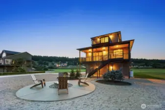 Spacious patio creating the ultimate outdoor living experience.
