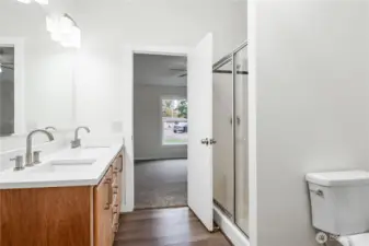 Walk in Shower Primary Bathroom