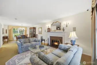 Living Room open to Formal Dining Room