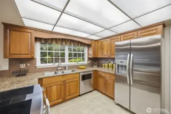 Kitchen with upgraded appliances