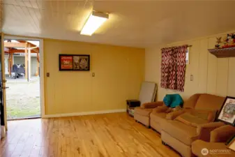 Finished Garage Room