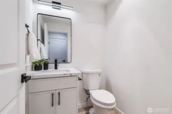 Half bath downstairs