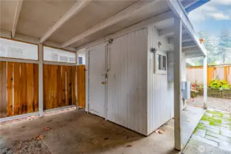 Extra large storage shed