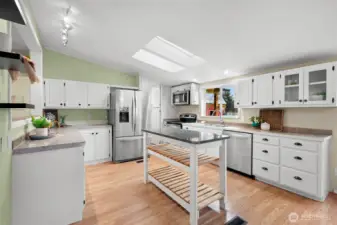 Lots of counter space.